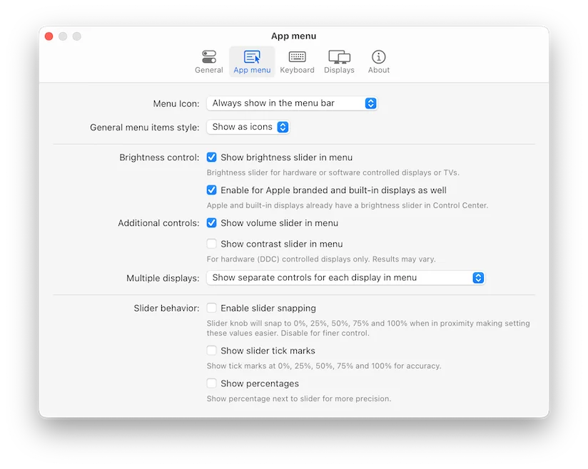 MonitorControl screenshot 3
