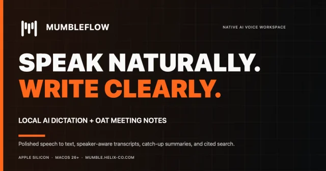 MumbleFlow screenshot