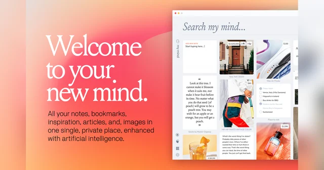 mymind screenshot