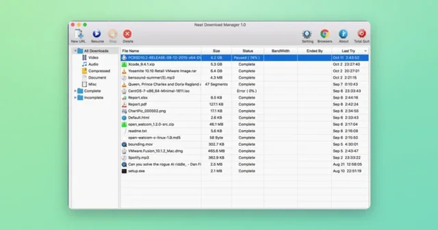 Neat Download Manager screenshot