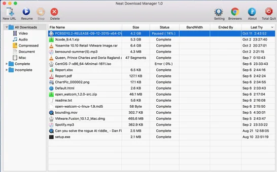 Neat Download Manager screenshot 2