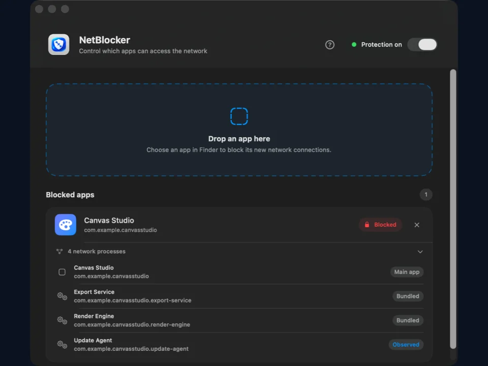 NetBlocker screenshot 3