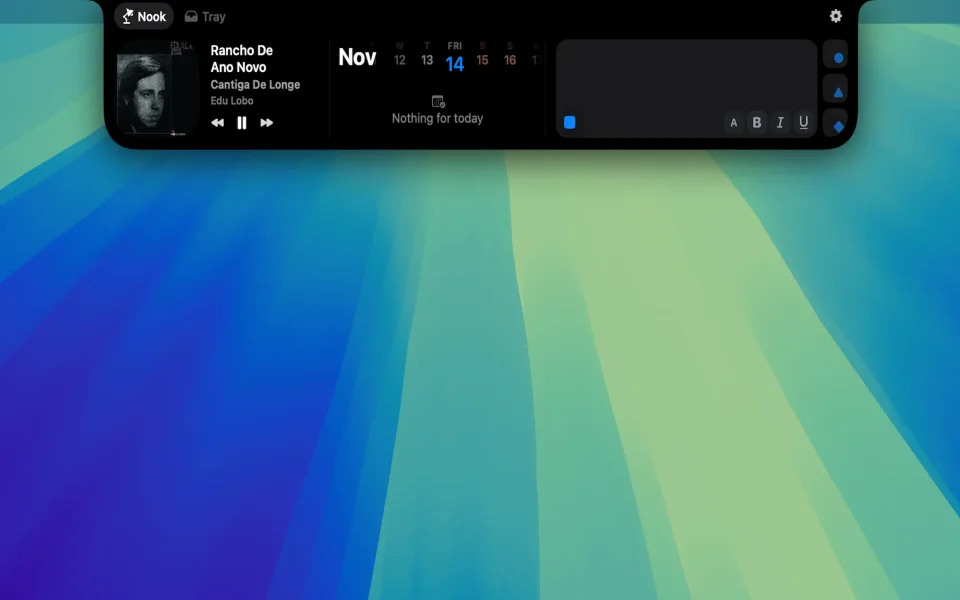 NotchNook screenshot 2
