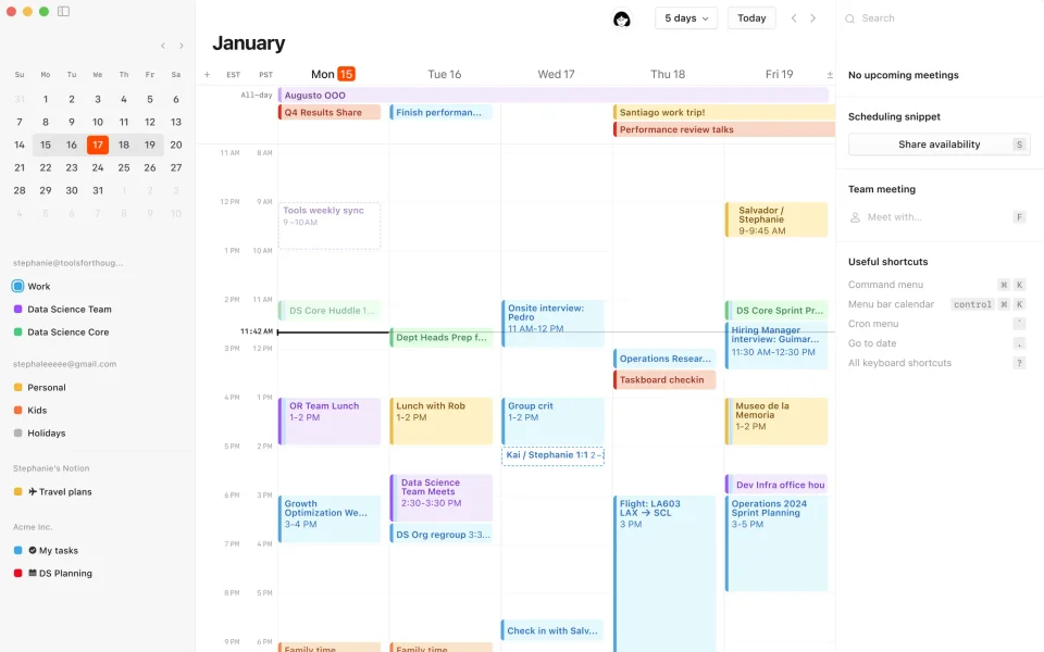 Notion Calendar screenshot 2