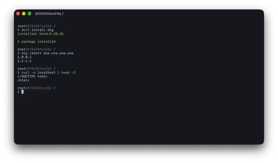 OrbStack screenshot 5