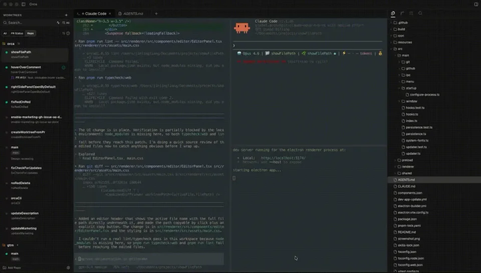 Orca screenshot 3