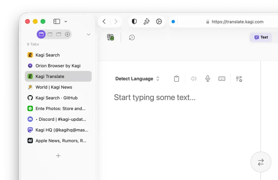 Orion Browser screenshot 5