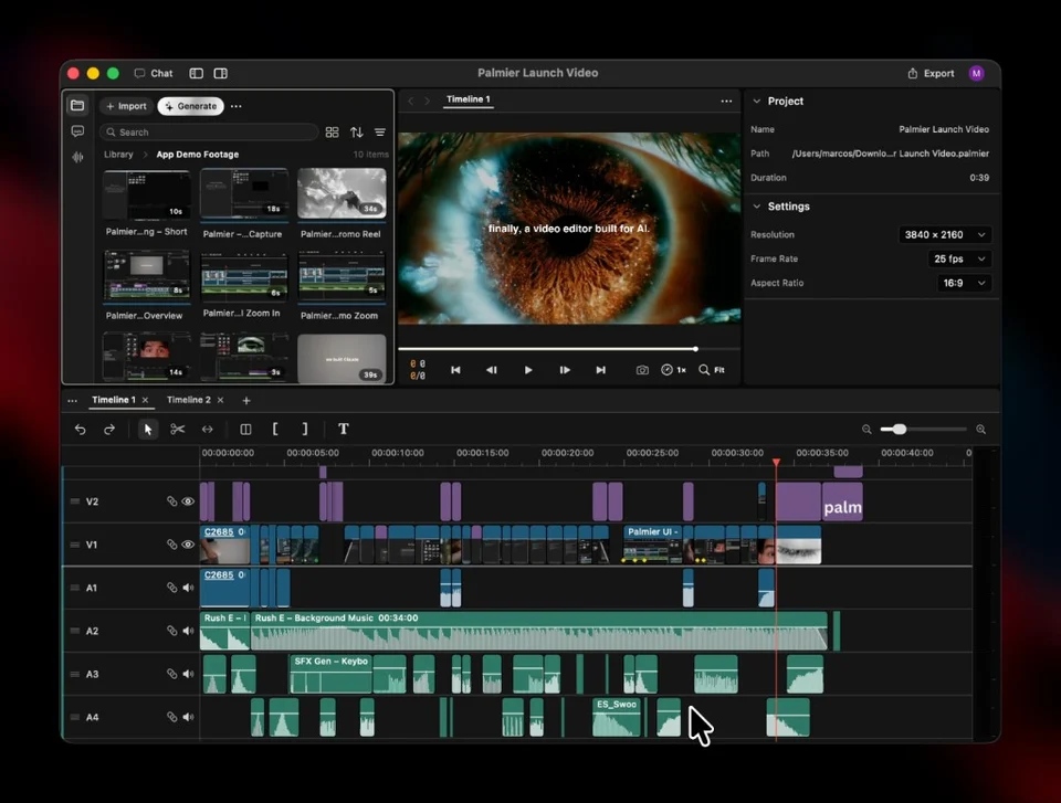 Palmier Pro screenshot 2