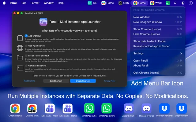 Parall screenshot