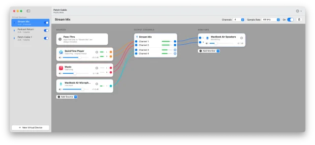 Patch Cable screenshot