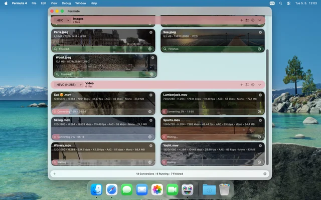 Permute 4 screenshot