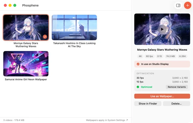 Phosphene screenshot