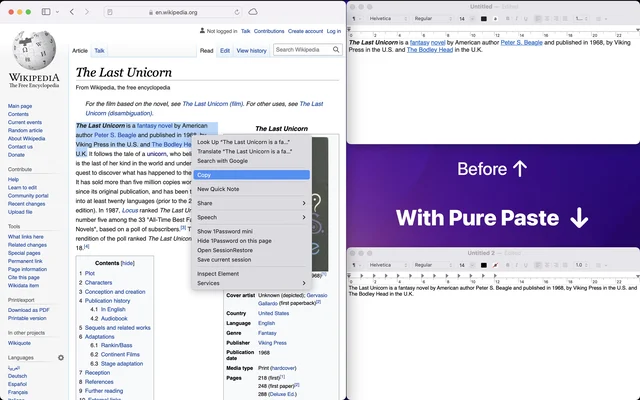 Pure Paste screenshot