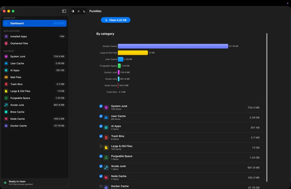 PureMac screenshot 4