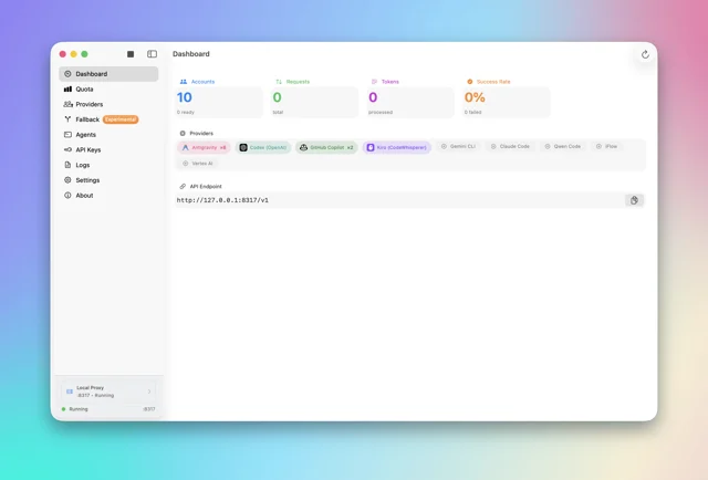 Quotio screenshot
