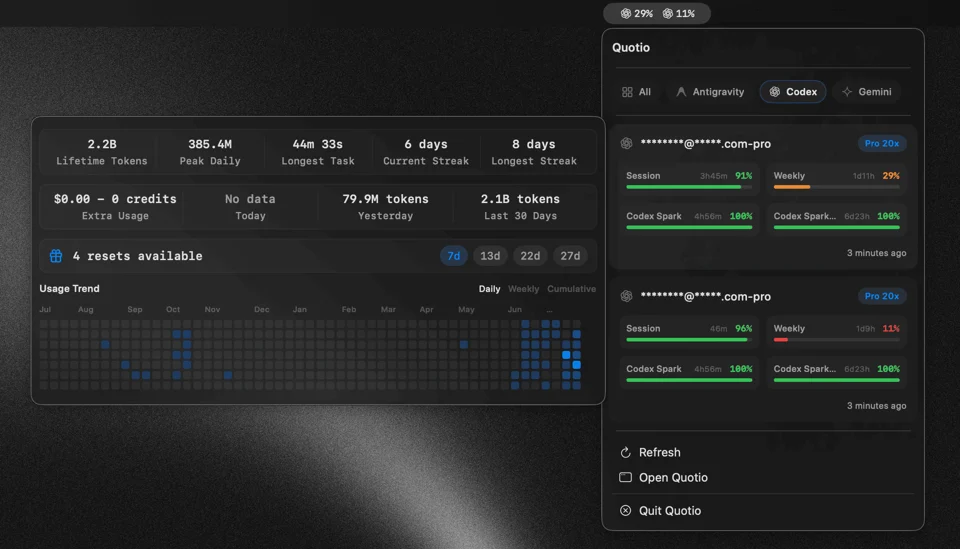 Quotio screenshot 2