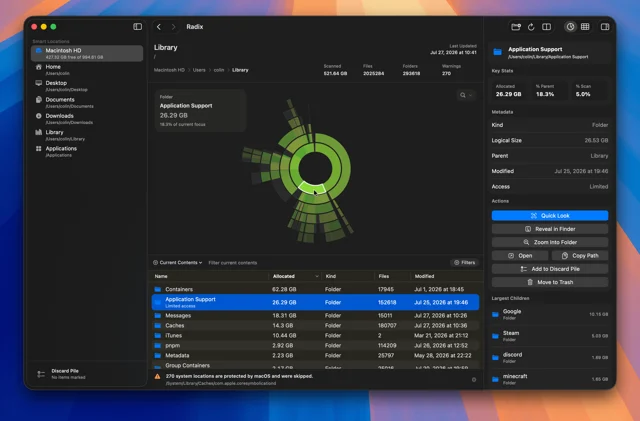 Radix screenshot