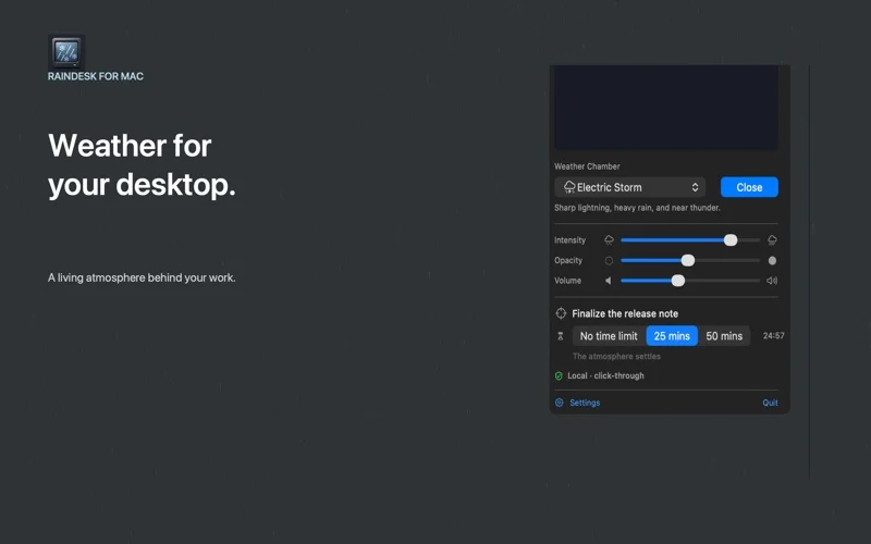 RainDesk screenshot 2