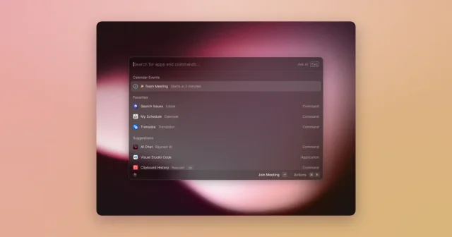 Raycast screenshot