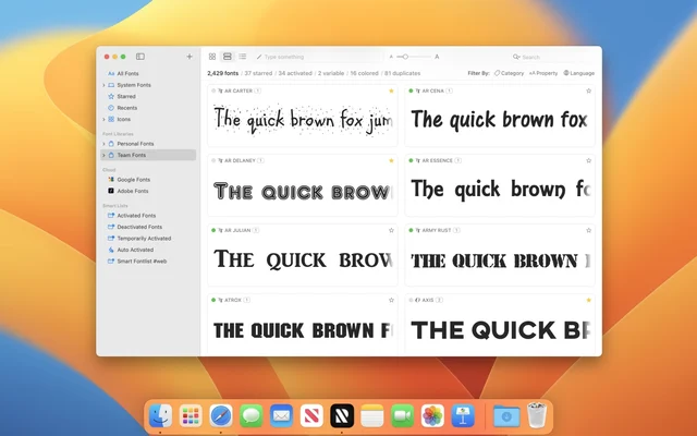 RightFont screenshot