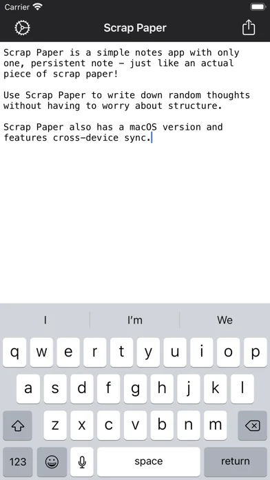 Scrap Paper screenshot