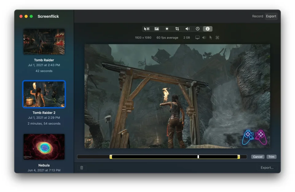 Screenflick screenshot 2