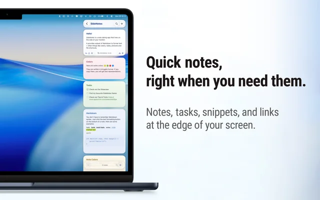 SideNotes screenshot