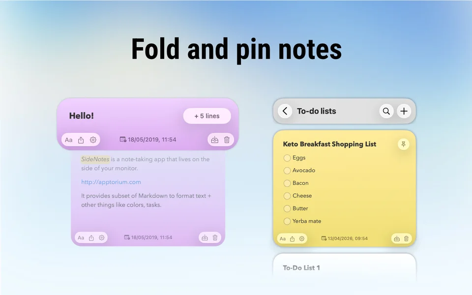 SideNotes screenshot 4