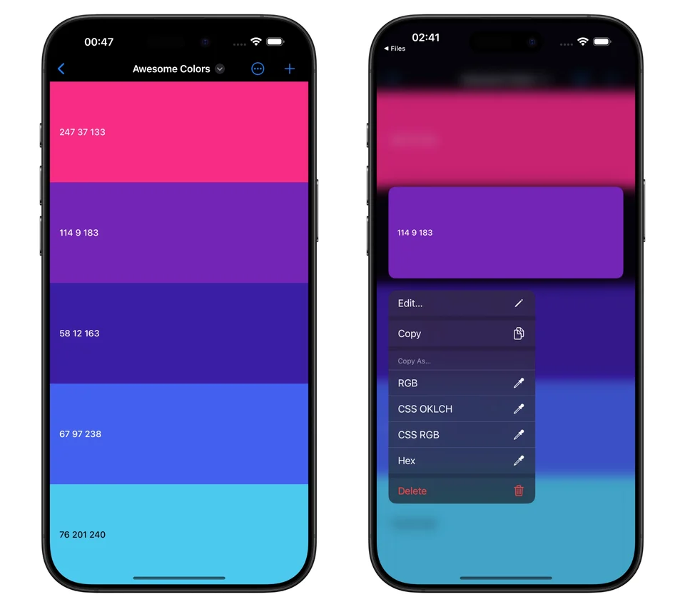 Simple Color Palette screenshot 3