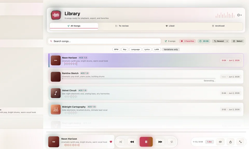 SongForge screenshot 4