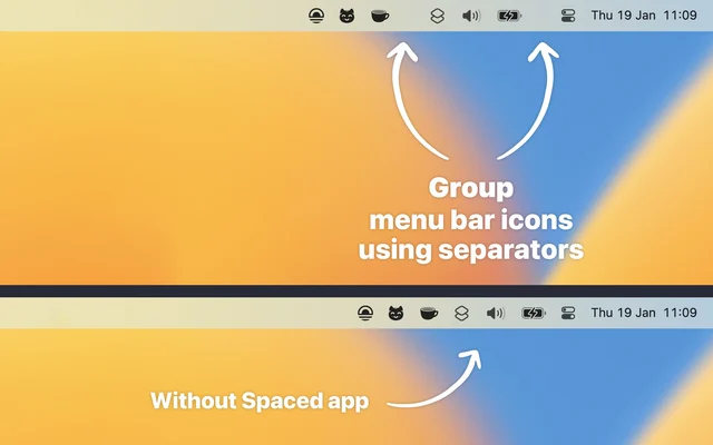 Spaced screenshot