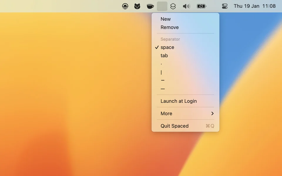 Spaced screenshot 2