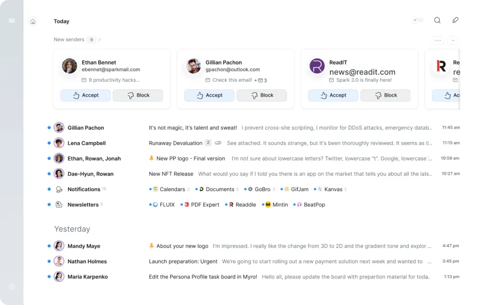 Spark Mail screenshot 5