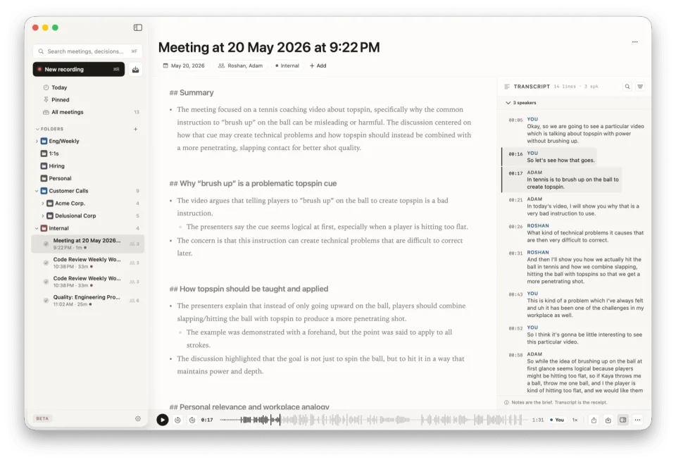 Speechmark screenshot 2
