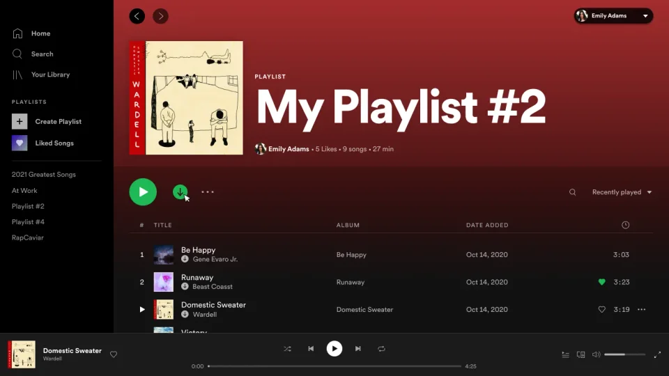 Spotify screenshot 4