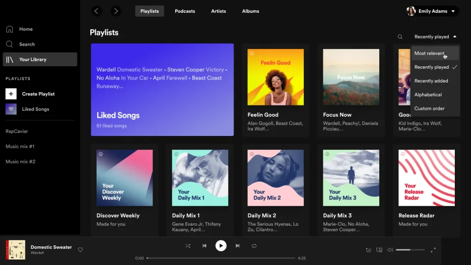 Spotify screenshot 3