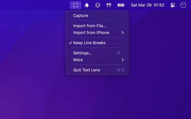 Text Lens screenshot