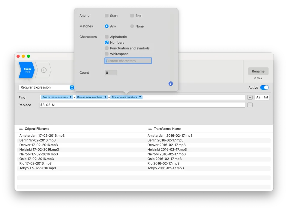Transnomino screenshot 3