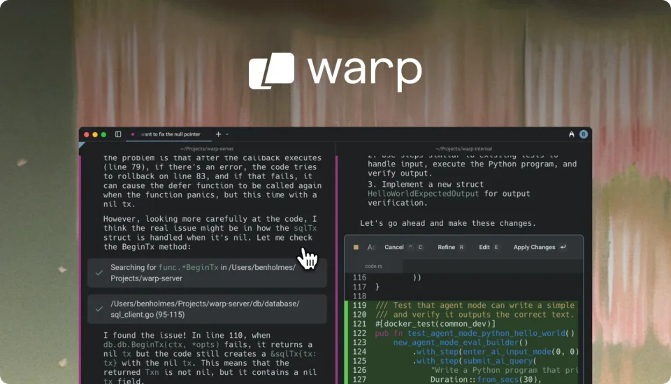 Warp screenshot 6
