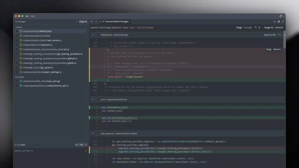 Zed screenshot 3