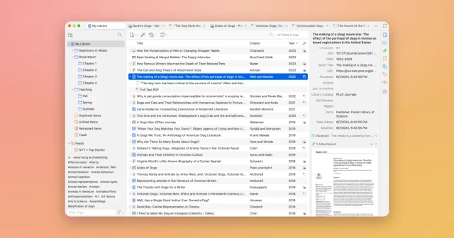 Zotero screenshot